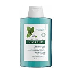 Klorane Anti-Pollution Shampooing Détox à la Menthe Aquatique Flacon 200ml