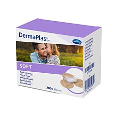 Hartmann Dermaplast Soft Pansement Rond 22mm 200 Pièces