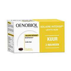 Oenobiol Solaire Intensif Nutriprotection Cure 2 Mois Peau Claire 60 Gélules