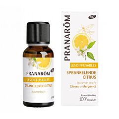 Pranarôm Les Diffusables Zeste Tonique Diffusion Huiles Essentielles Flacon 30ml