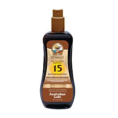 Australian Gold Spray Gel Met Bronzer SPF15 237ml