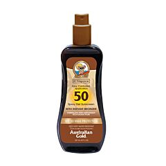 Australian Gold Spray Gel Met Bronzer SPF50 237ml