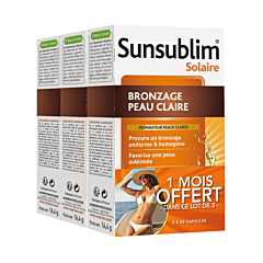 Sunsublim Bruinen Lichte Huidskleur Tripack 3x28 Capsules