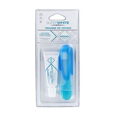 Superwhite Reisetui Plooibare Tandenborstel + Whitening Tandpasta 15ml