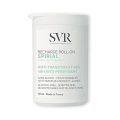 SVR Spirial Deo Roll-on - 48h Anti-Transpirant - Recharge 50ml