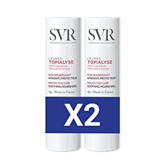 SVR Topialyse Stick Lèvres Végétal Duopack 2x4g