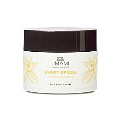Umami Sweet Spices Rijke Body Cream Vanille & Saffraan 250ml