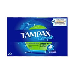 Tampax Compak Super Tampons 20 Pièces