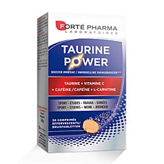 Forté Pharma Taurine Power Booster Immédiat 30 Comprimés Effervescents