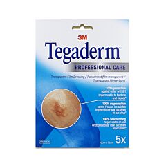 3M Tegaderm Pansement Film Transparent 10x12cm 5 Pièces