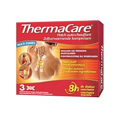 Thermacare Patchs Auto-Chauffants Multi-Zones 3 Pièces