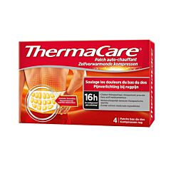 Thermacare Patchs Auto-Chauffants 16h Douleurs Bas du Dos 4 Pièces