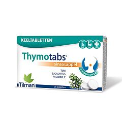 Thymotabs Pastilles à Sucer pour la Gorge Goût Orange 24 Pièces