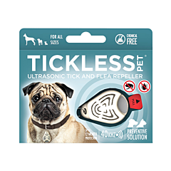 Tickless Pet Ultrasone Verjager Vlo/Teken - Beige - 1 Stuk