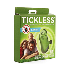 Tickless Famille Répulsif Ultrasonique Puces/Tiques - Vert - 1 Pièce