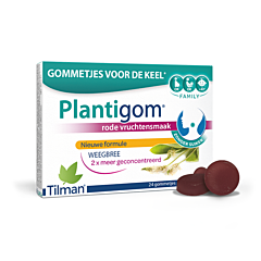 Tilman Plantigom Gommes Pour La Gorge - Fruits Rouges - 24 Pièces NF