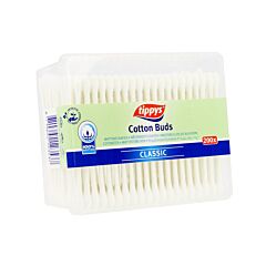 Tippys Classic Bâtonnets Ouatés Coton-Tiges 200 Pièces