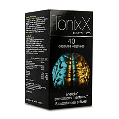 TonixX Gold 40 Gélules Végétales NF