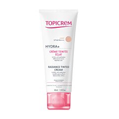 Topicrem Hydra+ Crème Teintée Eclat IP40 Teinte Light Tube 40ml