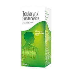 Toularynx Guaifenesine 13,33mg/ml Sirop Flacon 180ml
