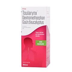 Toularynx Dextromethorphan Eucalyptus Siroop 180ml