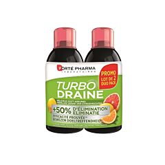 Forté Pharma Turbodraine Citrusvruchten Duopack 2x500ml