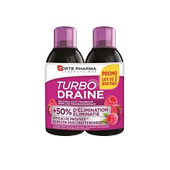 Forté Pharma TurboDraine Framboise Flacon PROMO Duo 2x500ml	