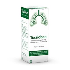 Tussioban Toux Productive & Sèche Sirop Sans Sucre dès 1 an Flacon 200ml