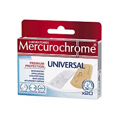 Mercurochrome Universal Pleisters 20 Stuks