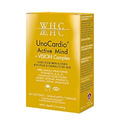 UnoCardio Active Mind + Vision Complex 30 Softgels