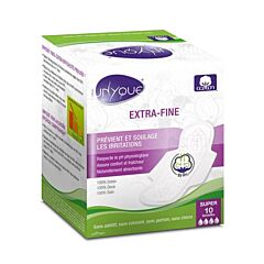 Unyque Serviettes Extra-Fines - Super - 10 Pièces