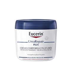 Eucerin UreaRepair Plus Crème Corporelle 5% d'Urée Peau Sèche & Rugueuse Pot 450ml