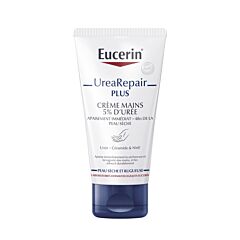 Eucerin UreaRepair Plus Crème Mains 5% d'Urée Peau Sèche & Rugueuse Tube 75ml
