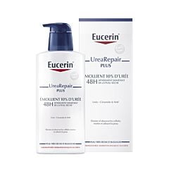 Eucerin UreaRepair Plus Emollient 10% d'Urée Peau Sèche & Rugueuse Flacon Pompe 400ml