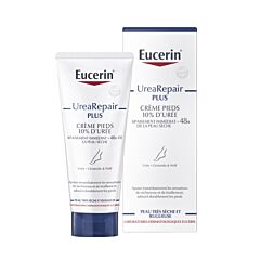 Eucerin UreaRepair Plus Crème Pieds Réparatrice 10% d'Urée Peau Très Sèche & Rugueuse Tube 100ml