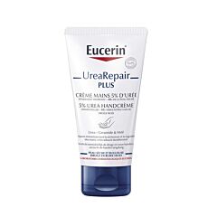 Eucerin UreaRepair Plus Crème Mains 5% dUrée Peau Sèche & Rugueuse Tube 75ml