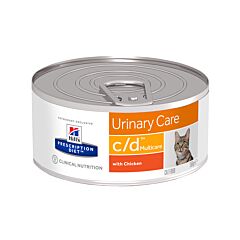 Hills Prescription Diet Urinary Care C/D Kattenvoer Kip 156g