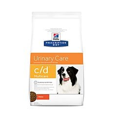 Hill's Prescription Diet Canine Urinary Care c/d Multicare au Poulet 12kg