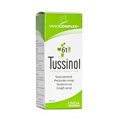 Vanocomplex N61 Tussinol Sirop Pectoral Flacon 150ml