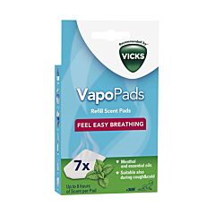 Vicks Comforting VapoPads 7 Tablettes Parfumées au Menthol