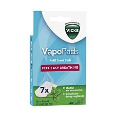 Vicks Comforting VapoPads 7 Tablettes Parfumées au Menthol