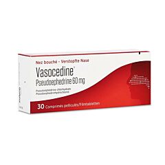 Vasocedine Pseudoefedrine 60mg 30 Tabletten