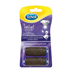 Scholl Velvet Smooth Verwisselbare Rollers Ultra Grof 2 Stuks