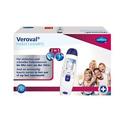 Veroval 2 in 1 Infrarood Hoofd / Oor Thermometer 1 Stuk