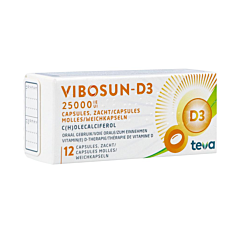 Vibosun-D3 25000IE - 12 Zachte Capsules