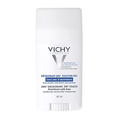 Vichy Déodorant Sans Sels d'Aluminium 24h Peau Sensible Stick 40ml