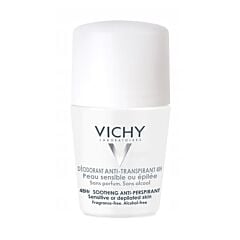 Vichy Déodorant Anti-Transpirant 48h Peau Sensible ou Epilée Roll-On 50ml