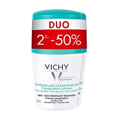 Vichy Déodorant Anti-Transpirant 48h Roll-On PROMO Duo 2x50ml