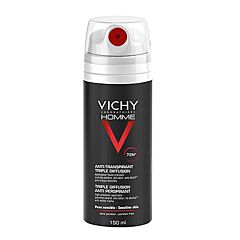 Vichy Homme Deodorant Spray Triple Diffusion 72u 150ml