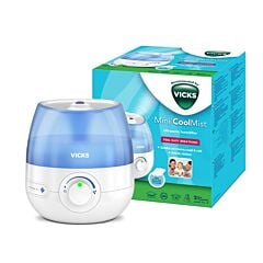 Vicks Mini Cool Mist Humidificateur à Ultrasons 1 Pièce + 2 Vapopads